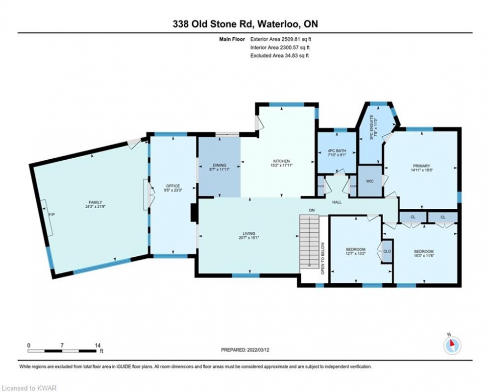 338 OLD STONE, Waterloo, Ontario N2K 1Z3, 4 Bedrooms Bedrooms, ,3 BathroomsBathrooms,Residential,Sale,OLD STONE,40260295
