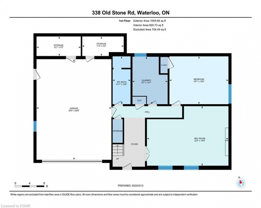 338 OLD STONE, Waterloo, Ontario N2K 1Z3, 4 Bedrooms Bedrooms, ,3 BathroomsBathrooms,Residential,Sale,OLD STONE,40260295